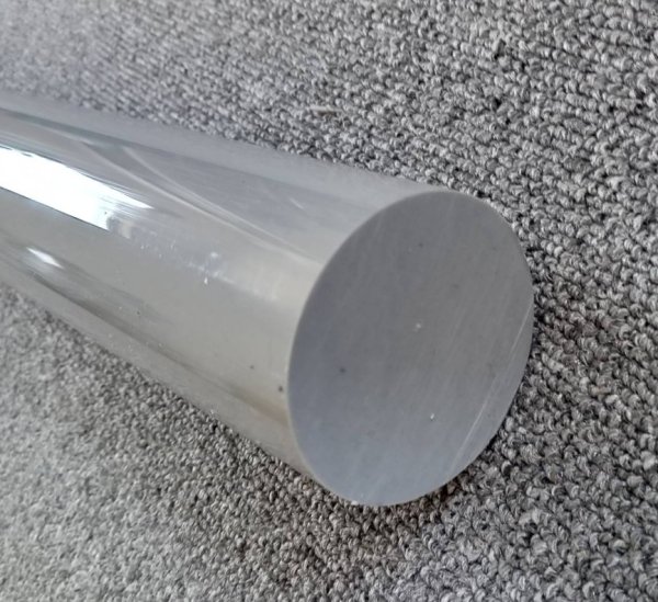 画像1: 塩ビ　PVC　グレー　丸棒　25Φ×2000ｍｍ (1)